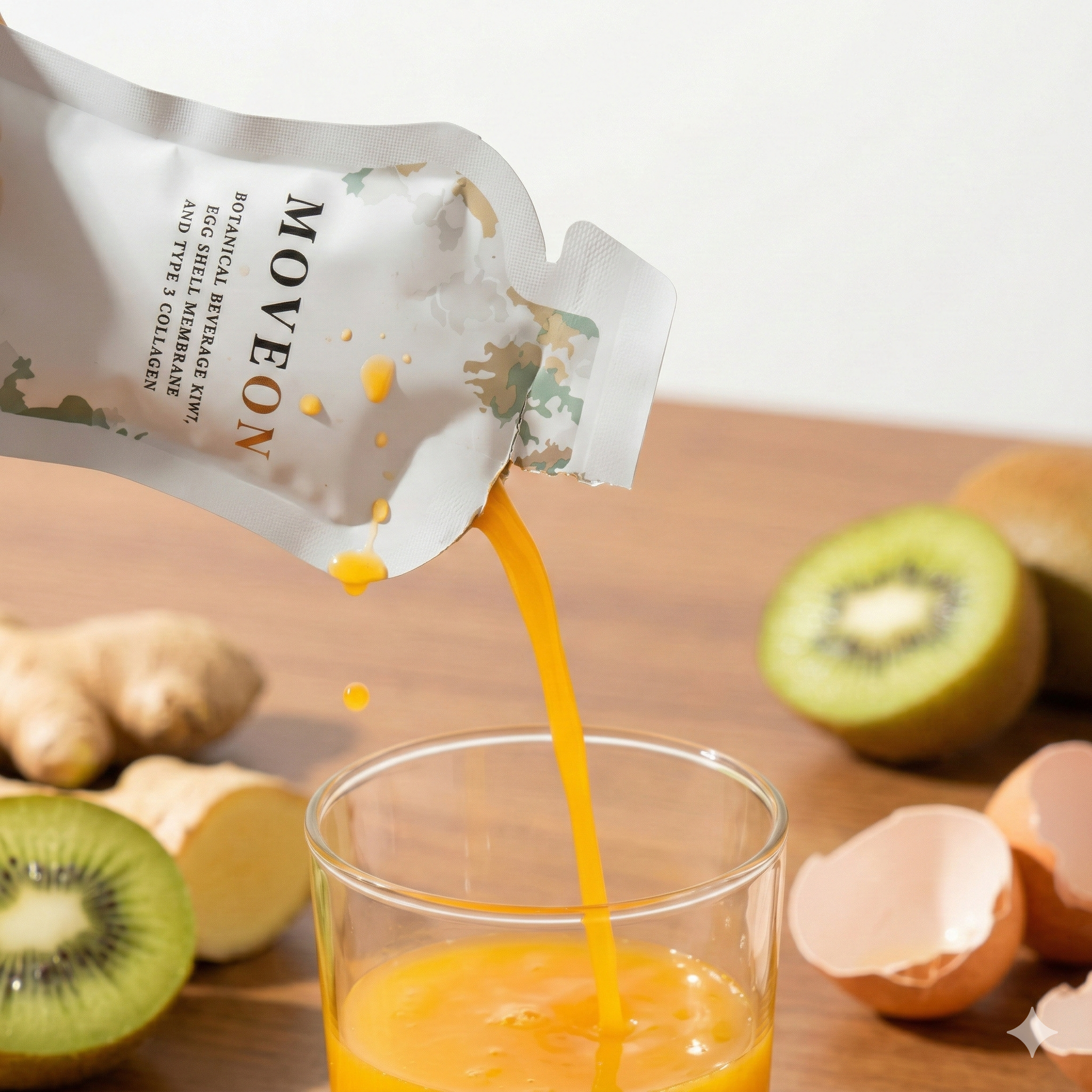Liquid sachet routine visual